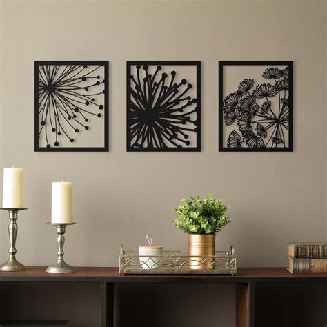 dandelion wall art metal